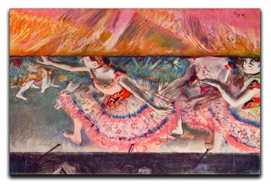 The curtain falls by Degas Canvas Print or Poster - Canvas Art Rocks - 1