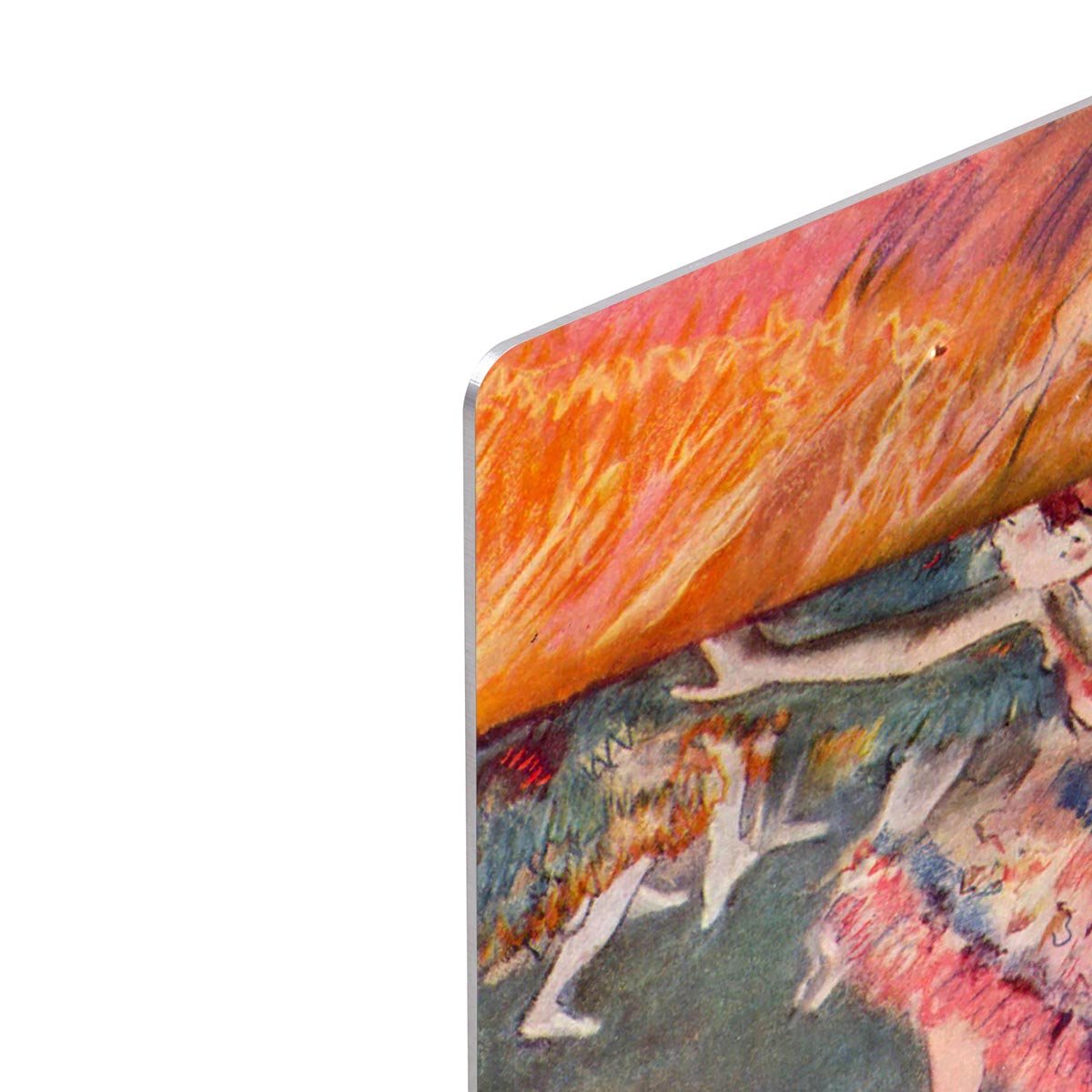 The curtain falls by Degas HD Metal Print - Canvas Art Rocks - 4