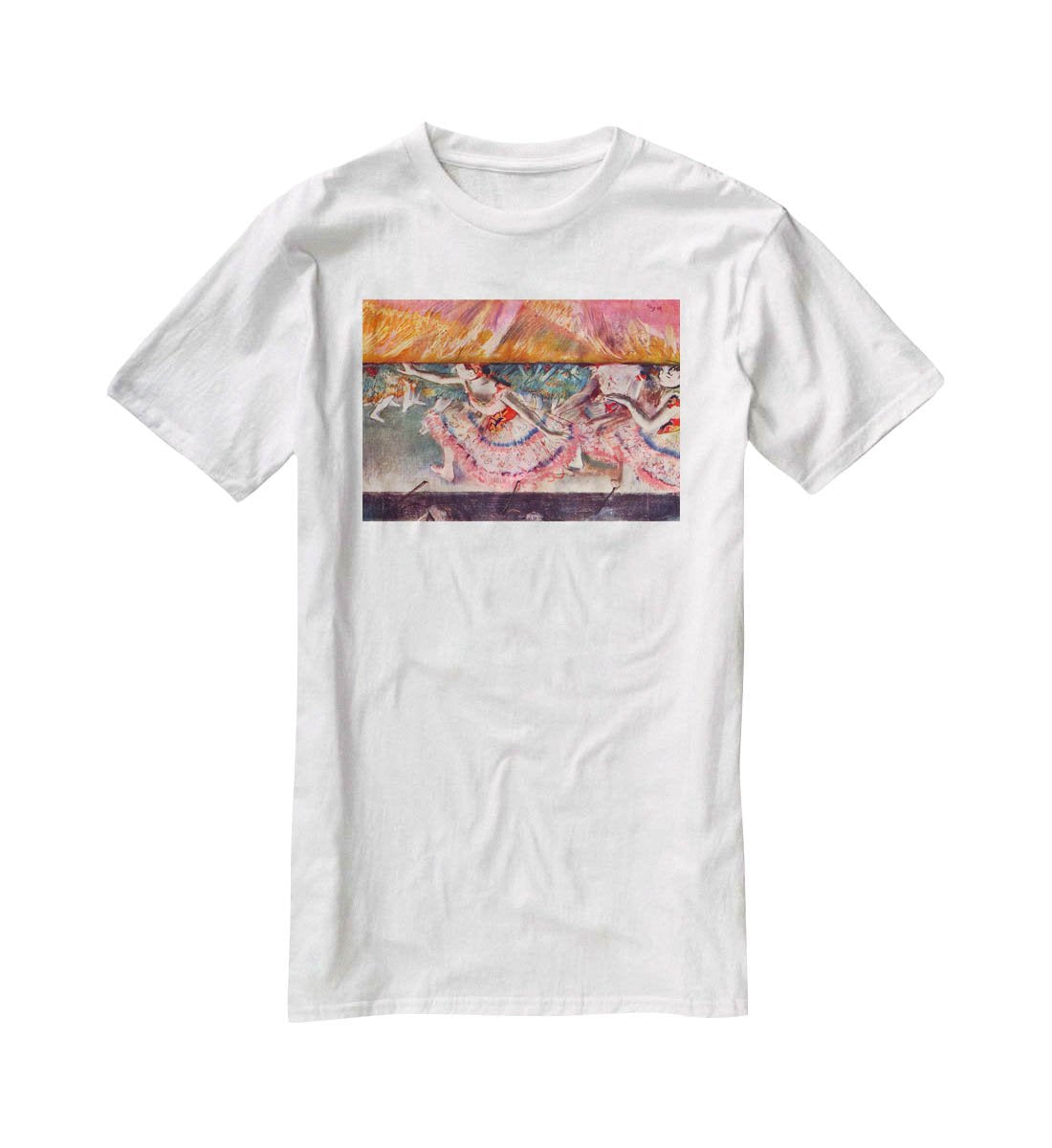 The curtain falls by Degas T-Shirt - Canvas Art Rocks - 5