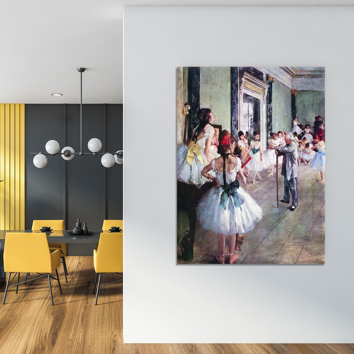 The dance class by Degas Canvas Print or Poster