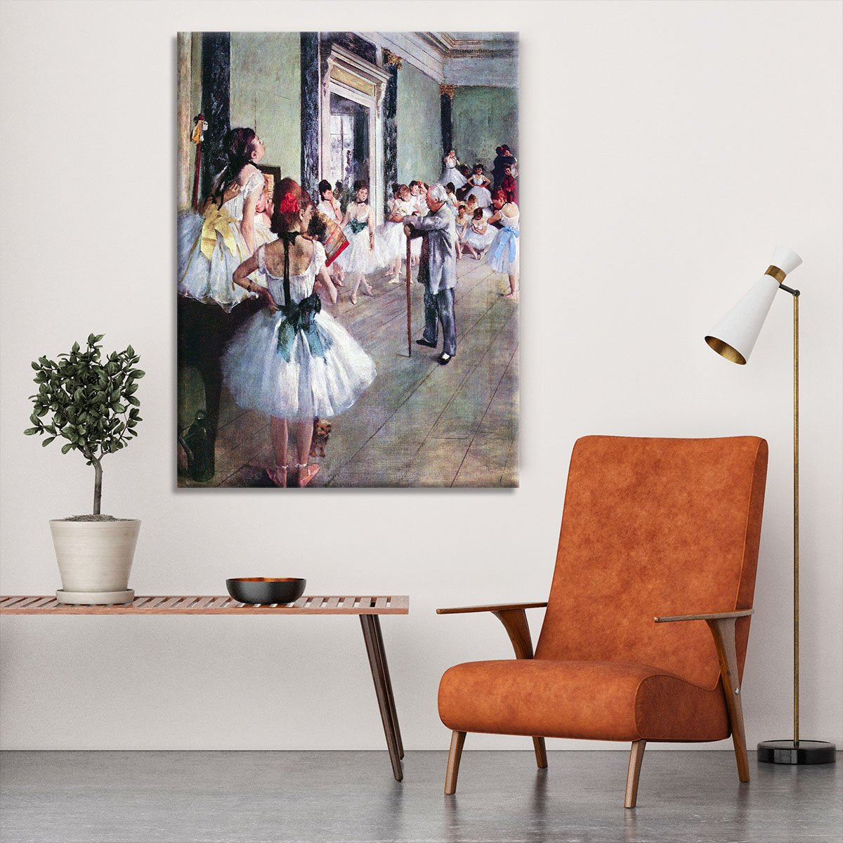The dance class by Degas Canvas Print or Poster