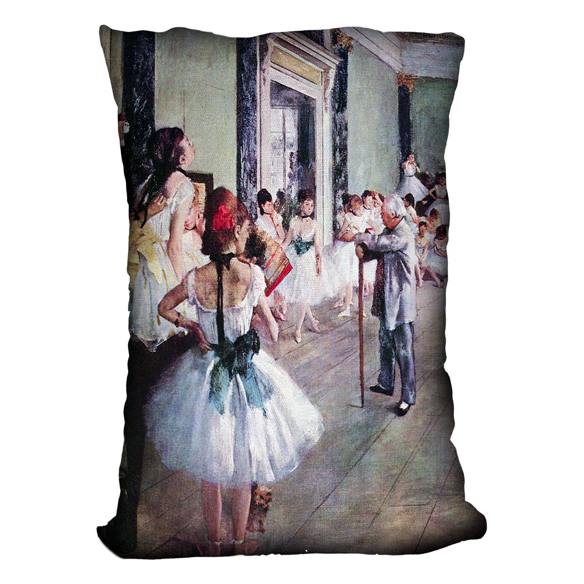 The dance class by Degas Cushion