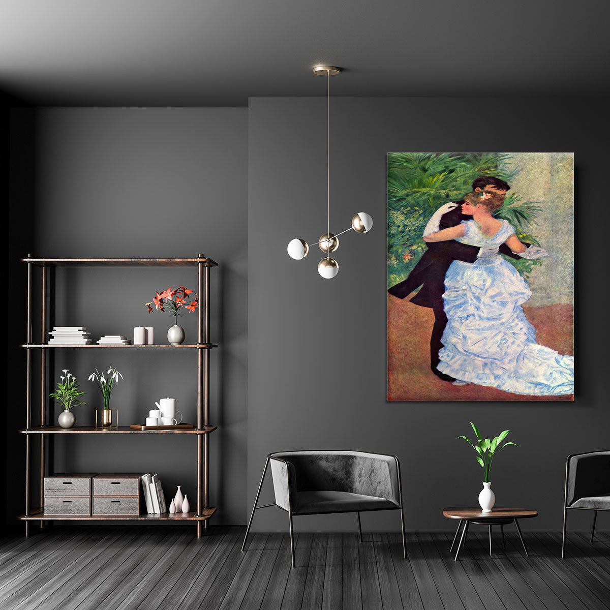 The dance in the city by Renoir Canvas Print or Poster - Canvas Art Rocks - 5