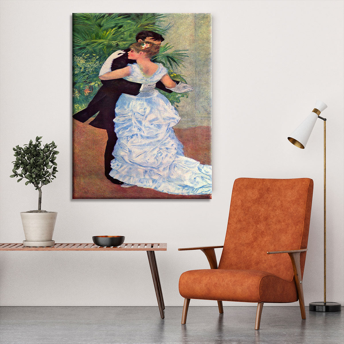 The dance in the city by Renoir Canvas Print or Poster - Canvas Art Rocks - 6