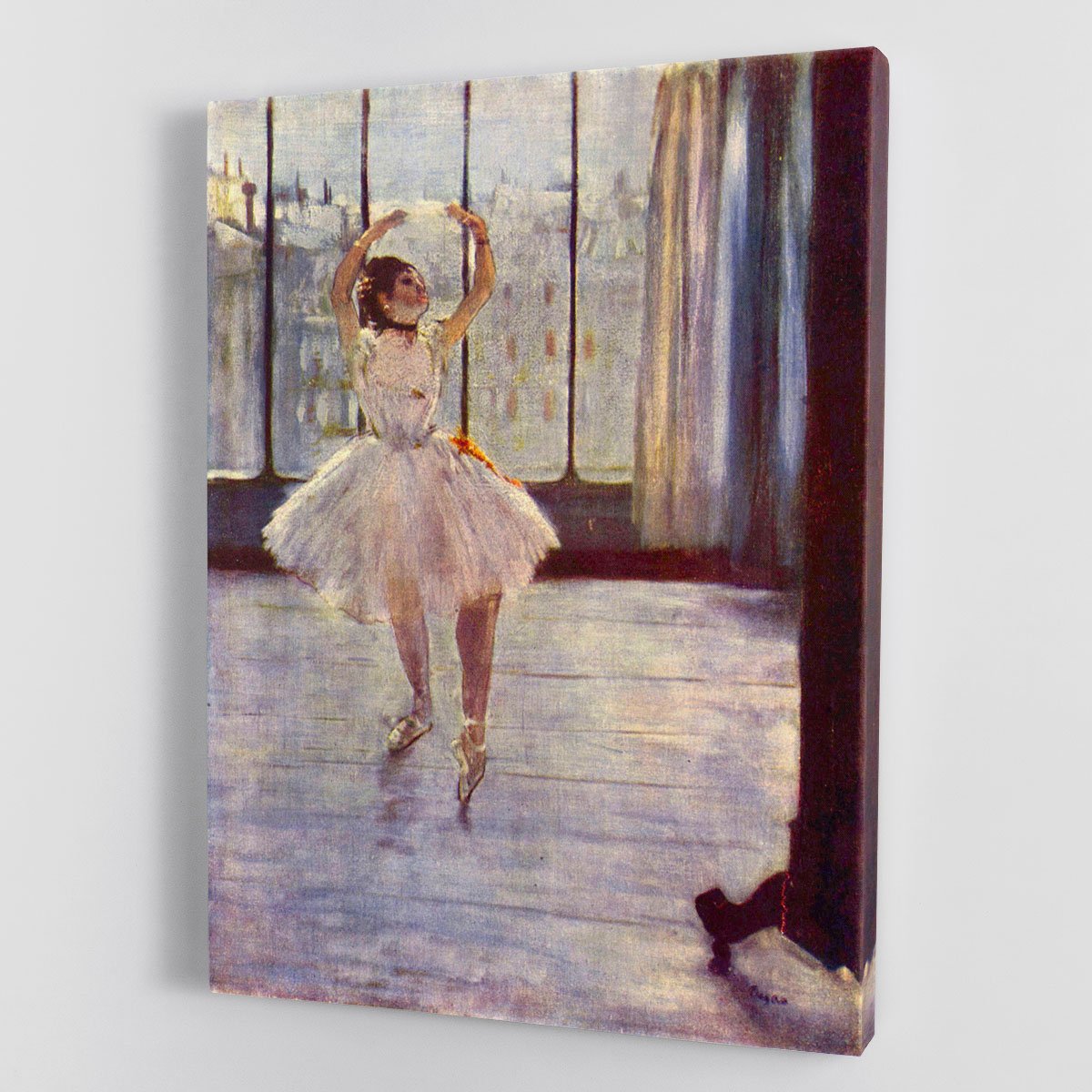 The dancer at the photographer by Degas Canvas Print or Poster