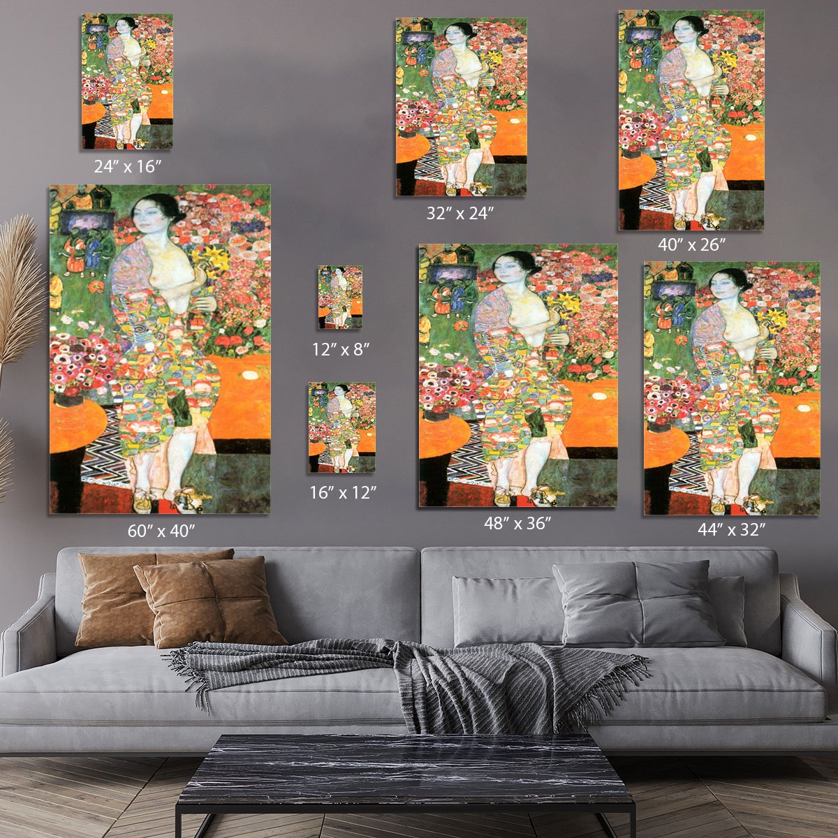 The dancer by Klimt Canvas Print or Poster