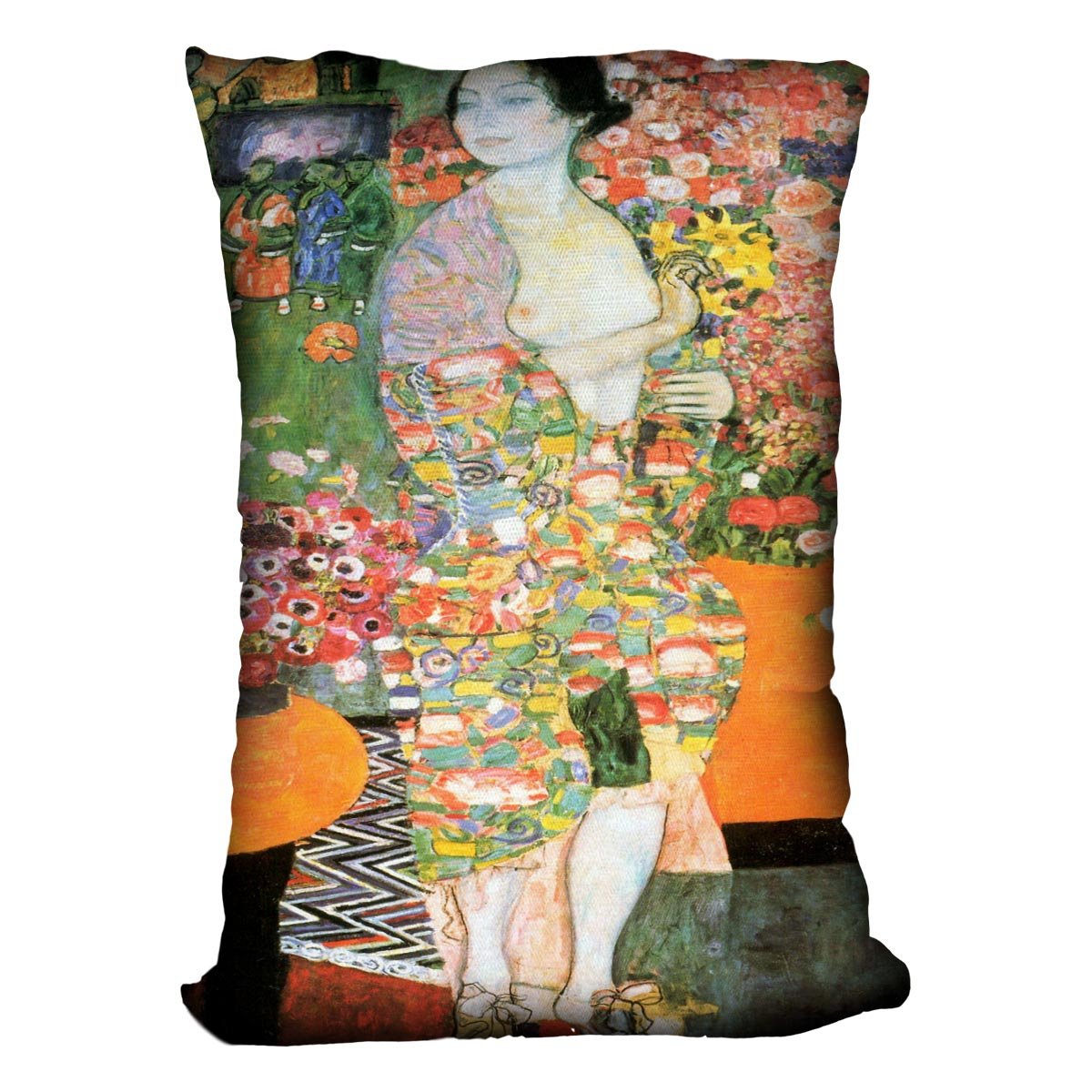 The dancer by Klimt Throw Pillow