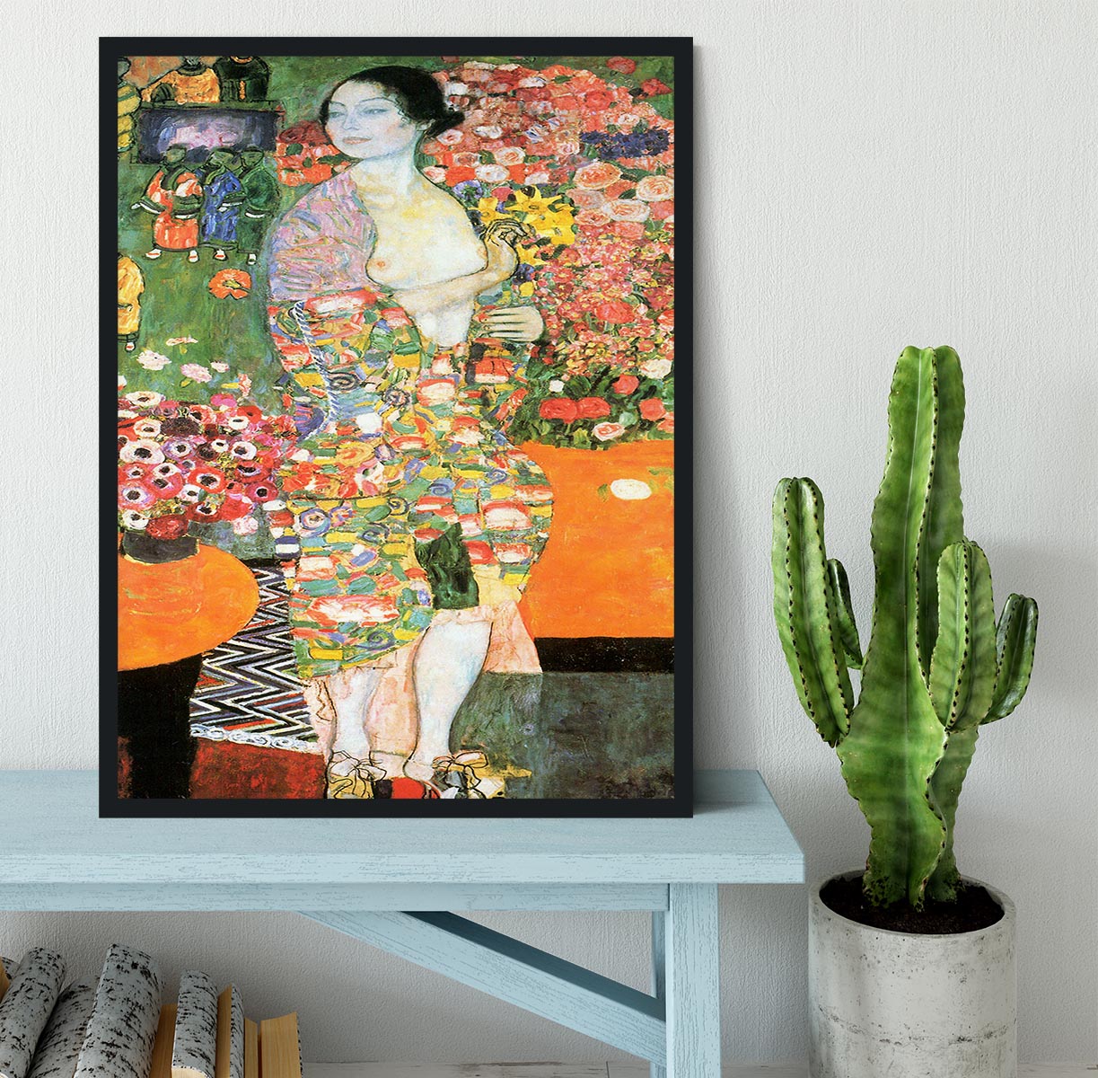 The dancer by Klimt Framed Print - Canvas Art Rocks - 2
