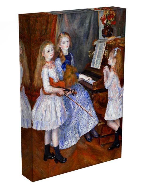 The daughters of Catulle Mendes by Renoir Canvas Print or Poster - Canvas Art Rocks - 3