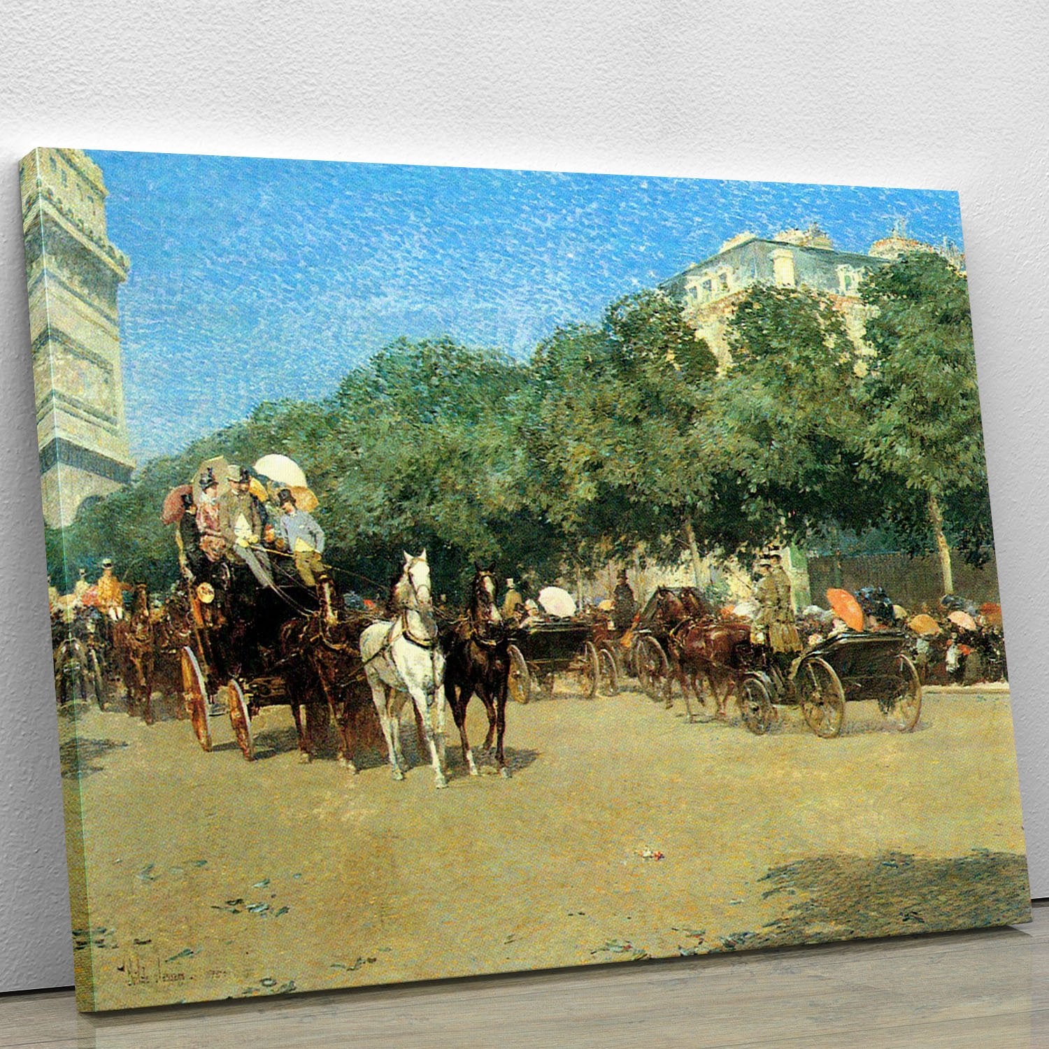 The day of the Grand Prize 1 by Hassam Canvas Print or Poster