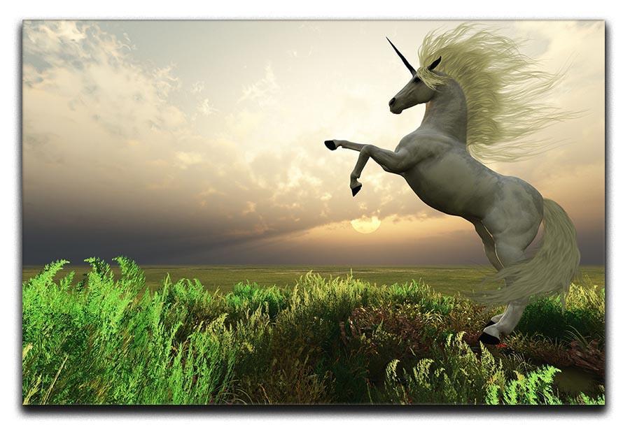 The fabled Unicorn Stag Canvas Print or Poster  - Canvas Art Rocks - 1