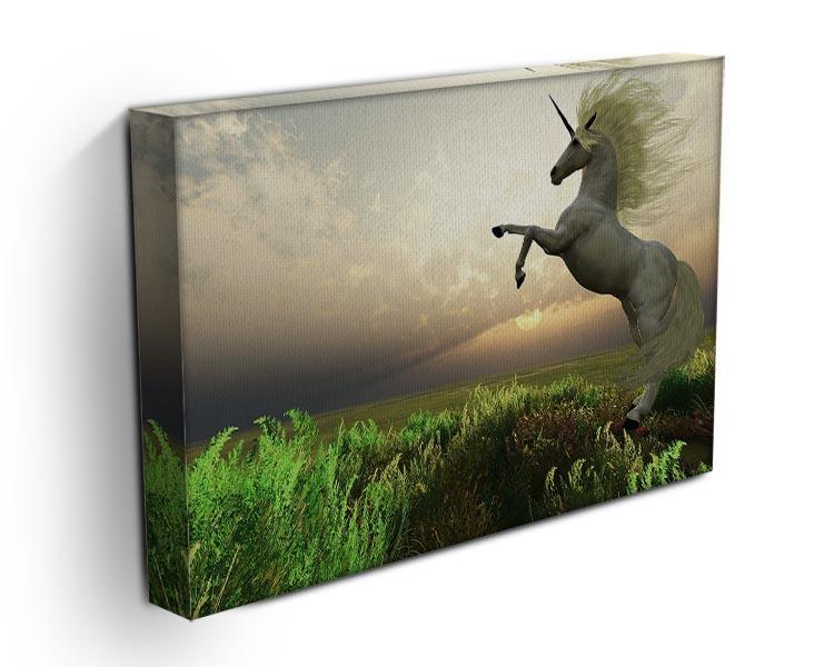 The fabled Unicorn Stag Canvas Print or Poster - Canvas Art Rocks - 3