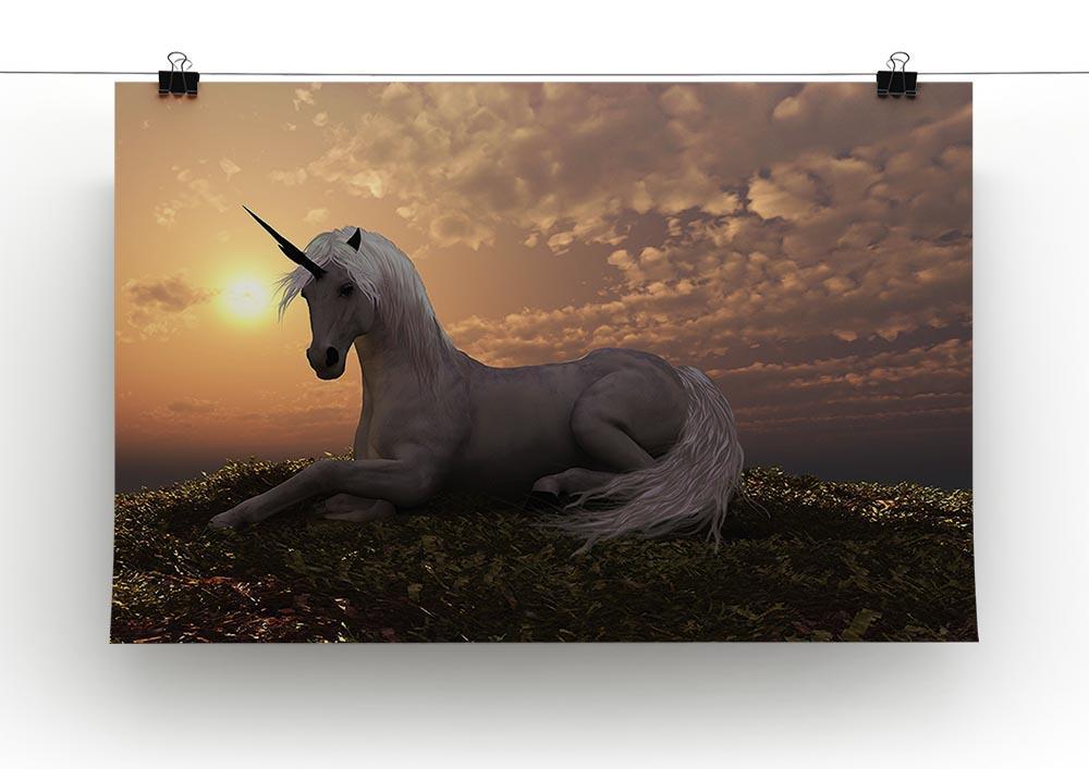 The fabled creature laying Canvas Print or Poster - Canvas Art Rocks - 2