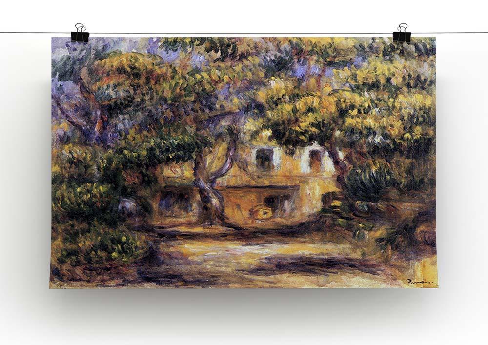 The farm at Les Collettes by Renoir Canvas Print or Poster - Canvas Art Rocks - 2