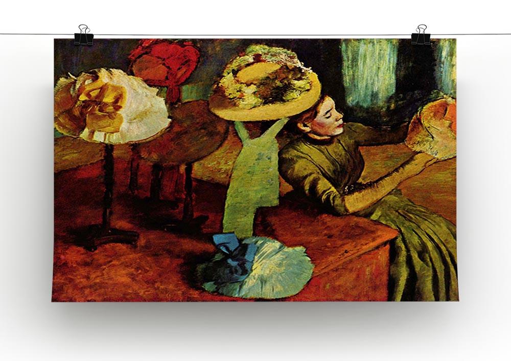 The fashion shop by Degas Canvas Print or Poster - Canvas Art Rocks - 2