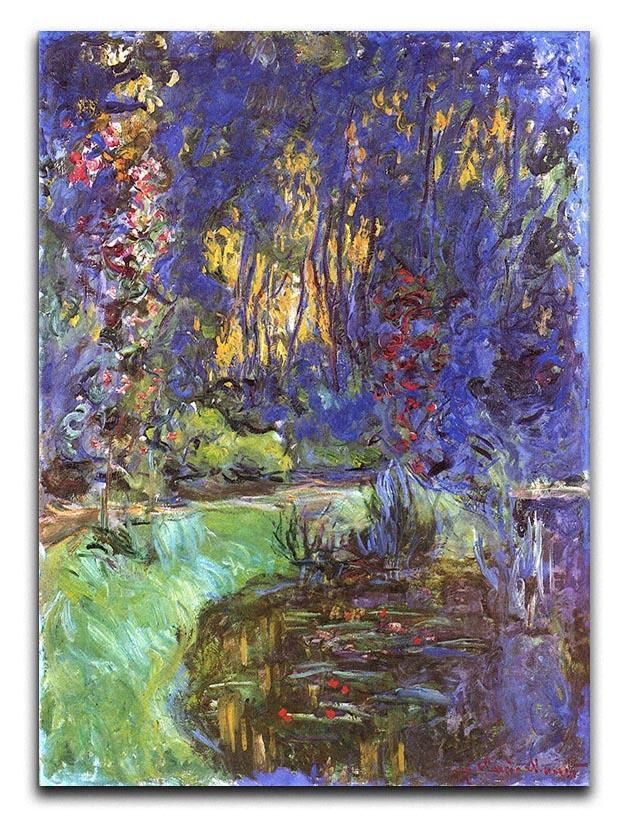 The garden in Giverny by Monet Canvas Print & Poster  - Canvas Art Rocks - 1