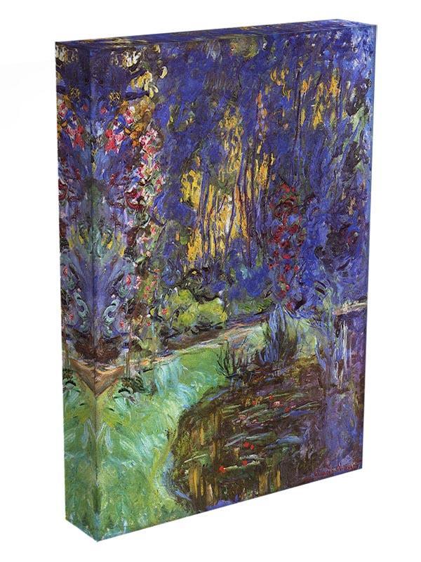 The garden in Giverny by Monet Canvas Print & Poster - Canvas Art Rocks - 3