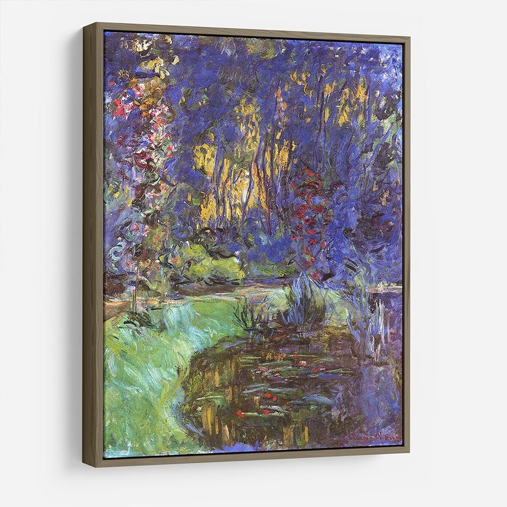 The garden in Giverny by Monet HD Metal Print
