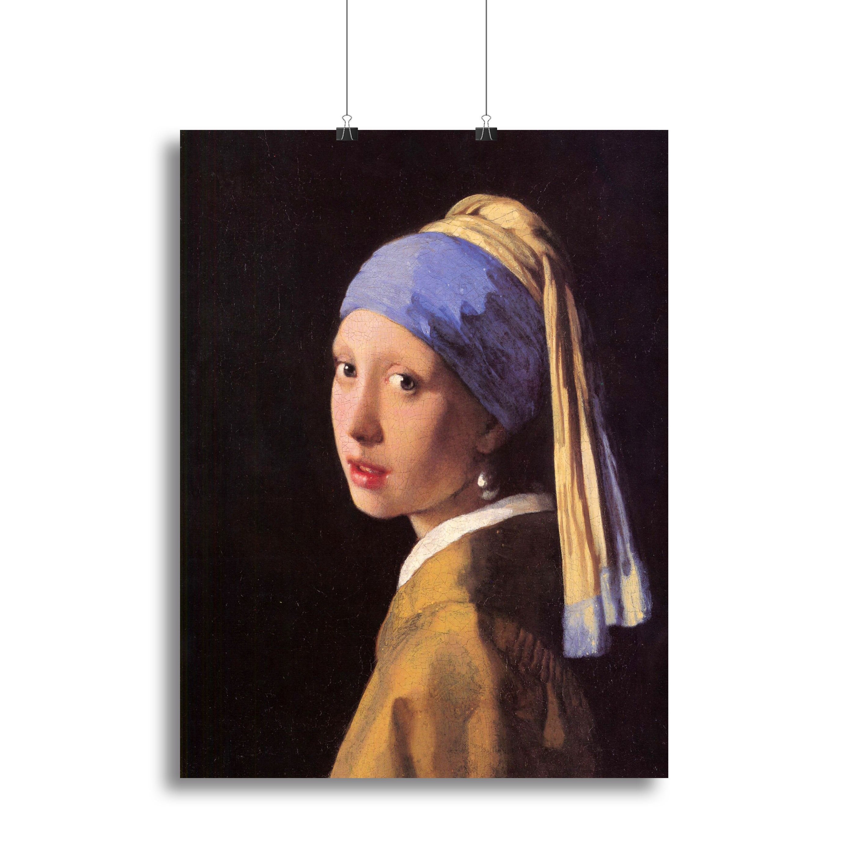 The girl with the pearl earring by Vermeer Canvas Print or Poster