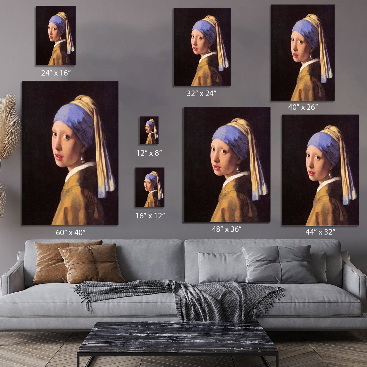 The girl with the pearl earring by Vermeer Canvas Print or Poster