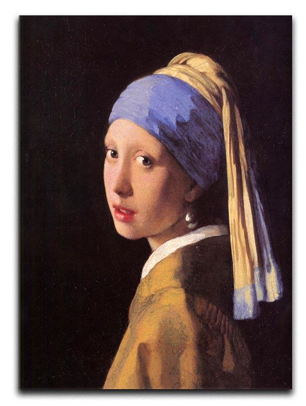 The girl with the pearl earring by Vermeer Canvas Print or Poster - Canvas Art Rocks - 1