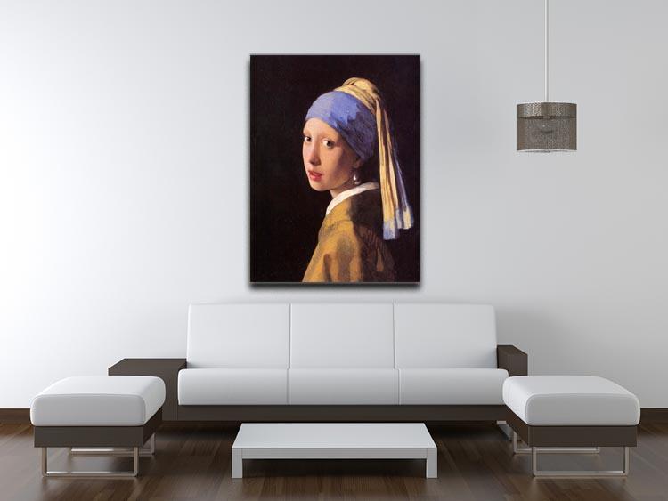 The girl with the pearl earring by Vermeer Canvas Print or Poster - Canvas Art Rocks - 4