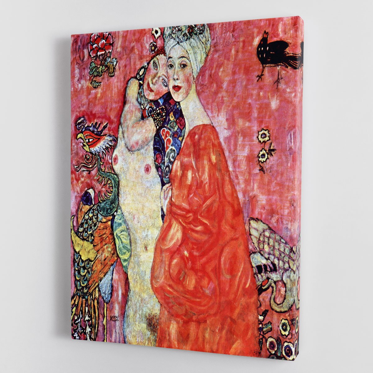 The girlfriends by Klimt Canvas Print or Poster