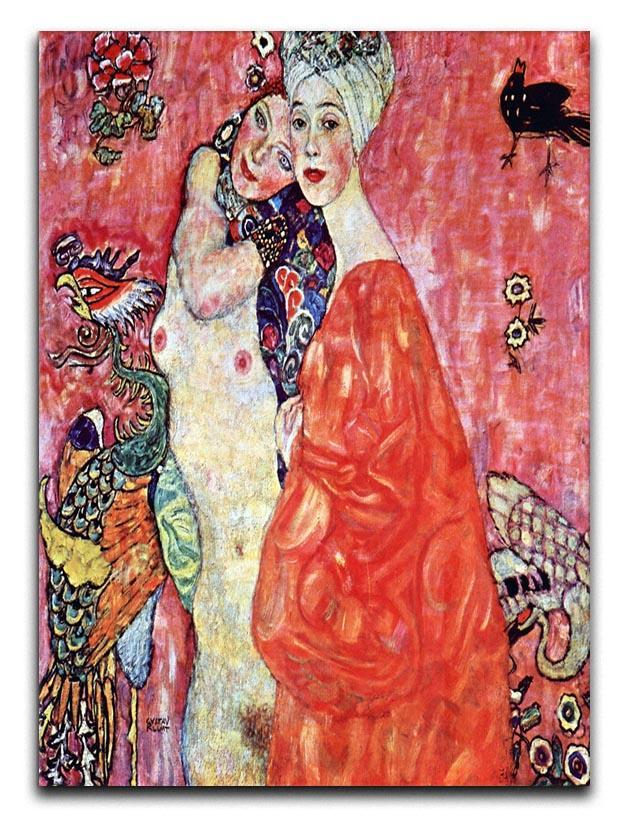 The girlfriends by Klimt Canvas Print or Poster  - Canvas Art Rocks - 1