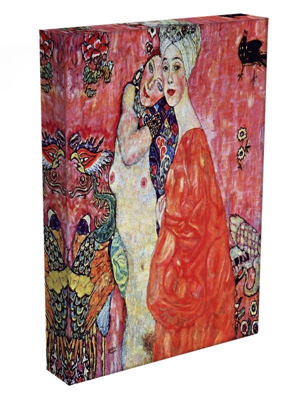 The girlfriends by Klimt Canvas Print or Poster - Canvas Art Rocks - 3