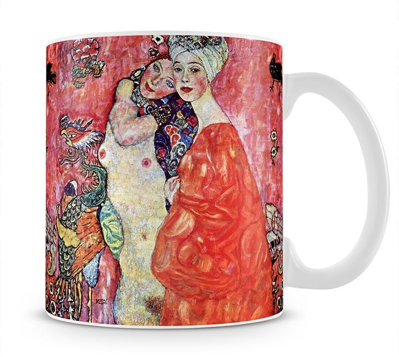 The girlfriends by Klimt Mug - Canvas Art Rocks - 1