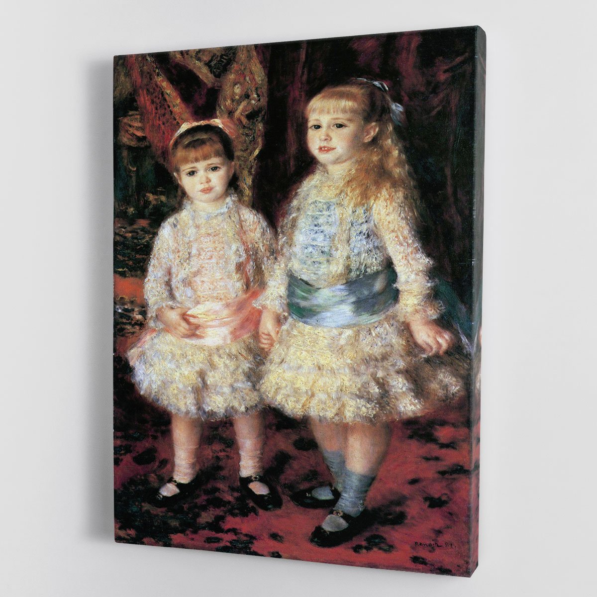 The girls Cahen dAnvers by Renoir Canvas Print or Poster