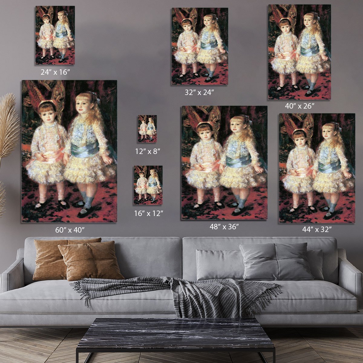 The girls Cahen dAnvers by Renoir Canvas Print or Poster
