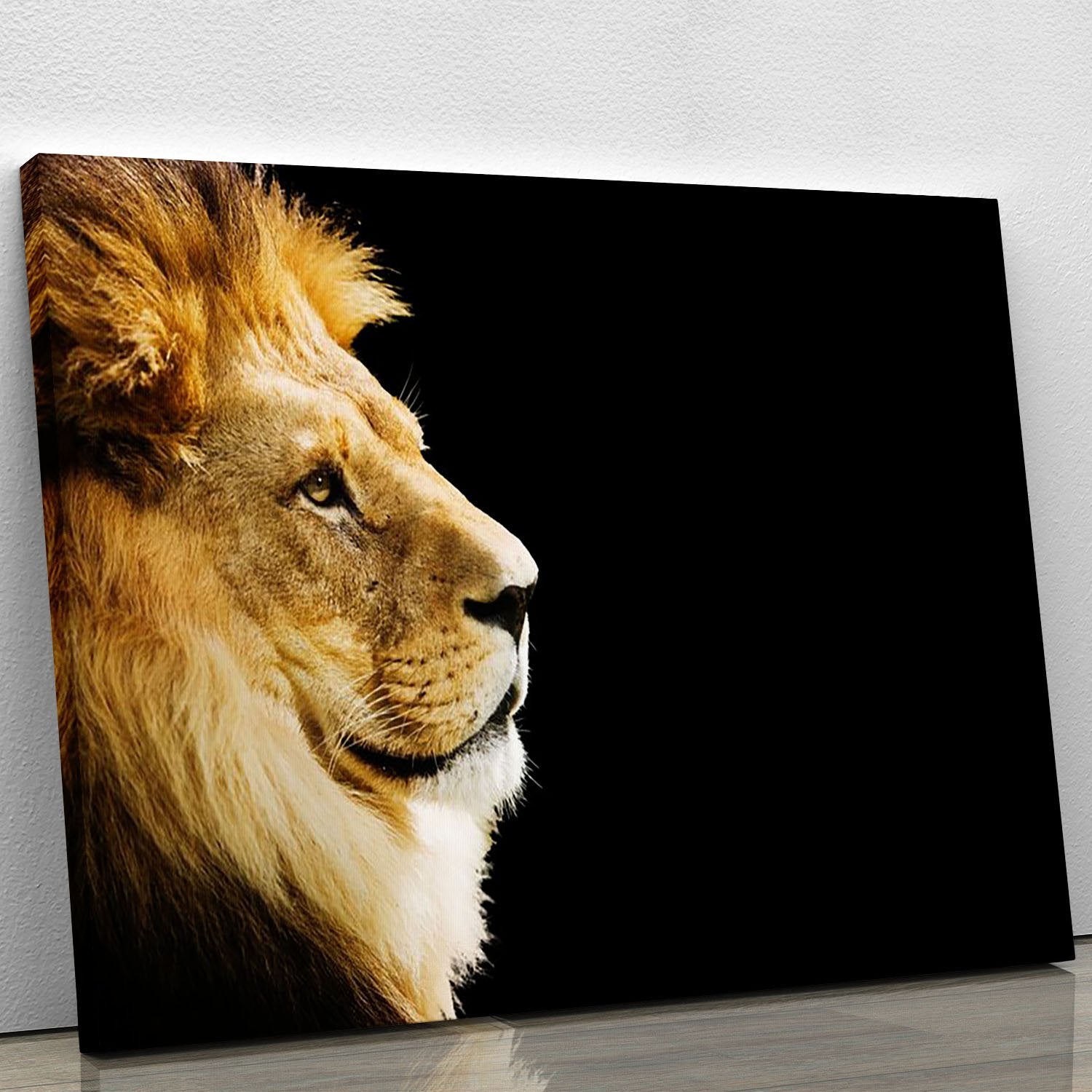 The king of all animals portrait Canvas Print or Poster