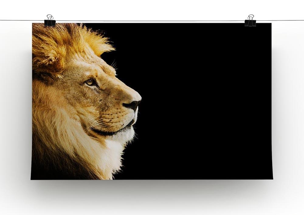The king of all animals portrait Canvas Print or Poster - Canvas Art Rocks - 2
