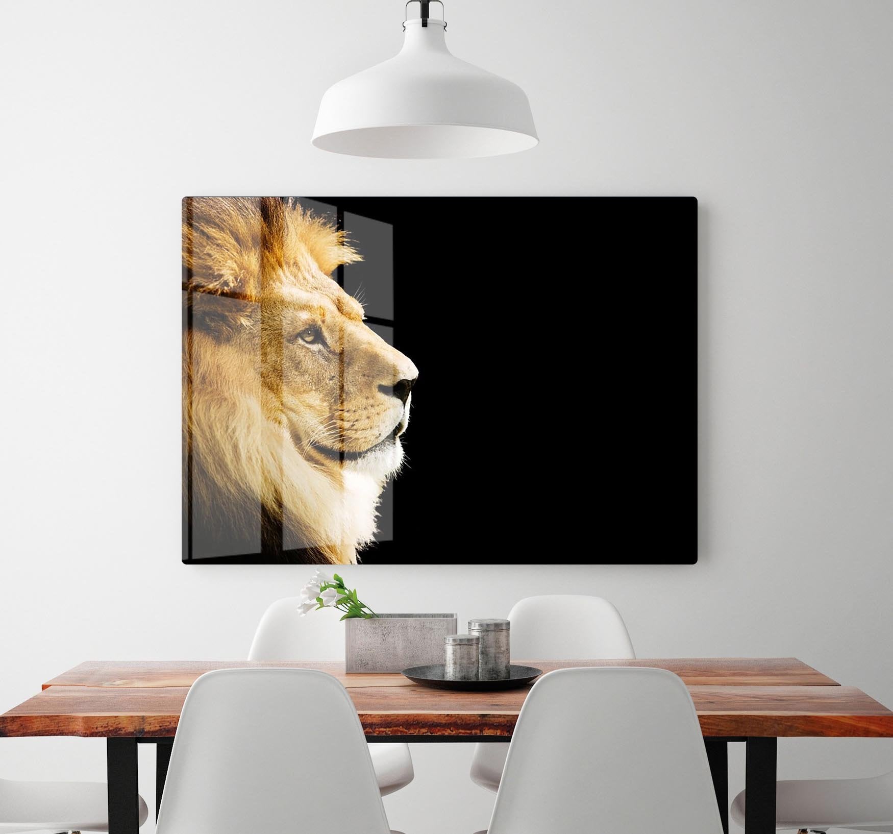The king of all animals portrait HD Metal Print - Canvas Art Rocks - 2
