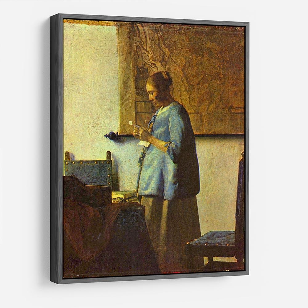 The letter reader by Vermeer HD Metal Print - Canvas Art Rocks - 9