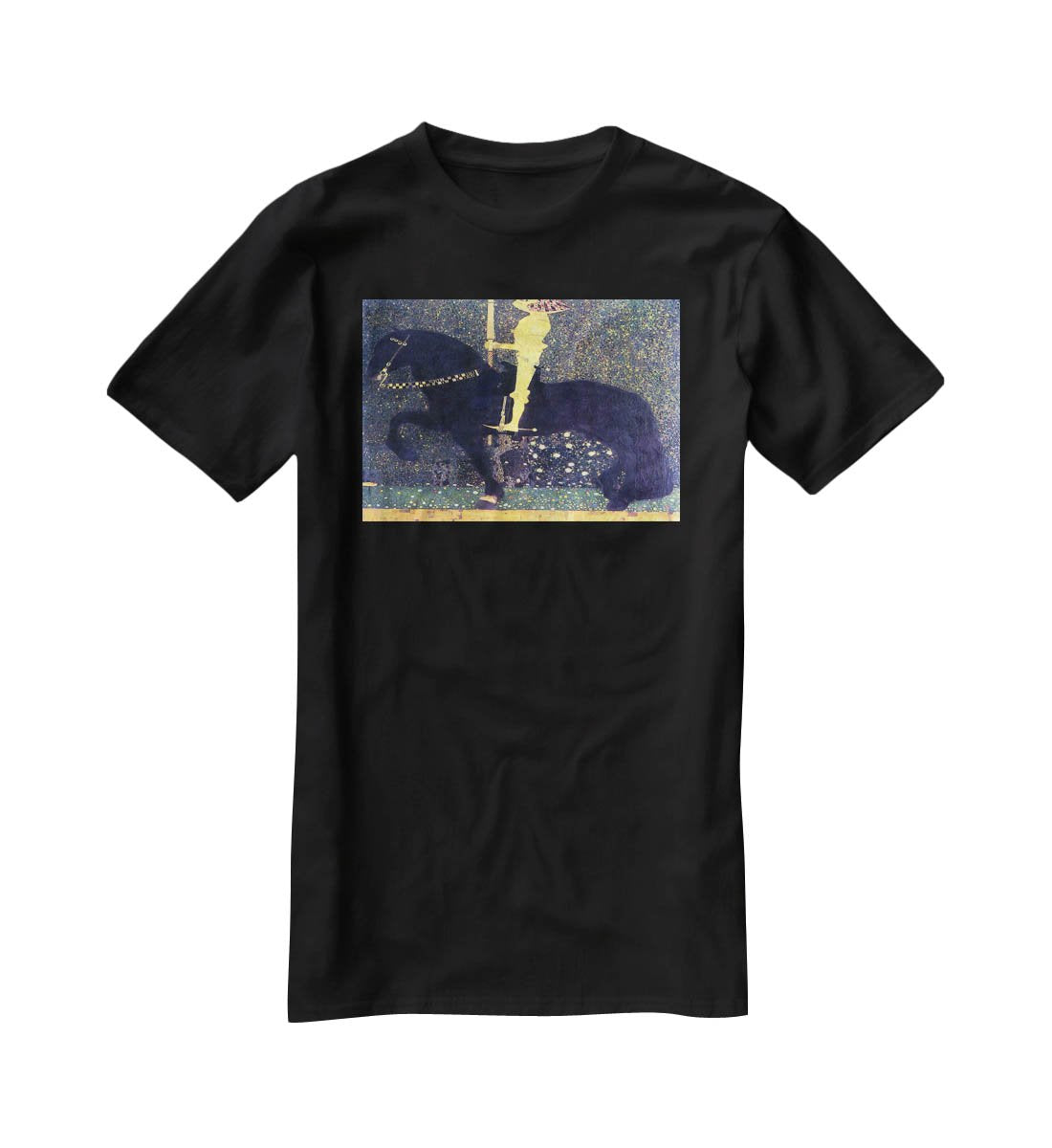 The life of a struggle The Golden Knights by Klimt T-Shirt - Canvas Art Rocks - 1