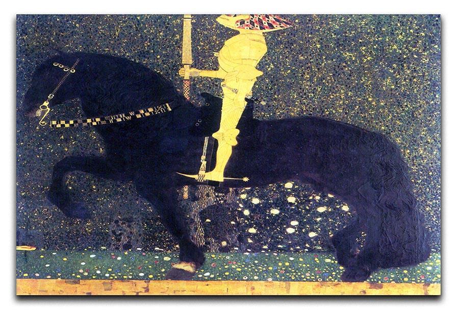 The life of a struggle The Golden Knights by Klimt Canvas Print or Poster  - Canvas Art Rocks - 1