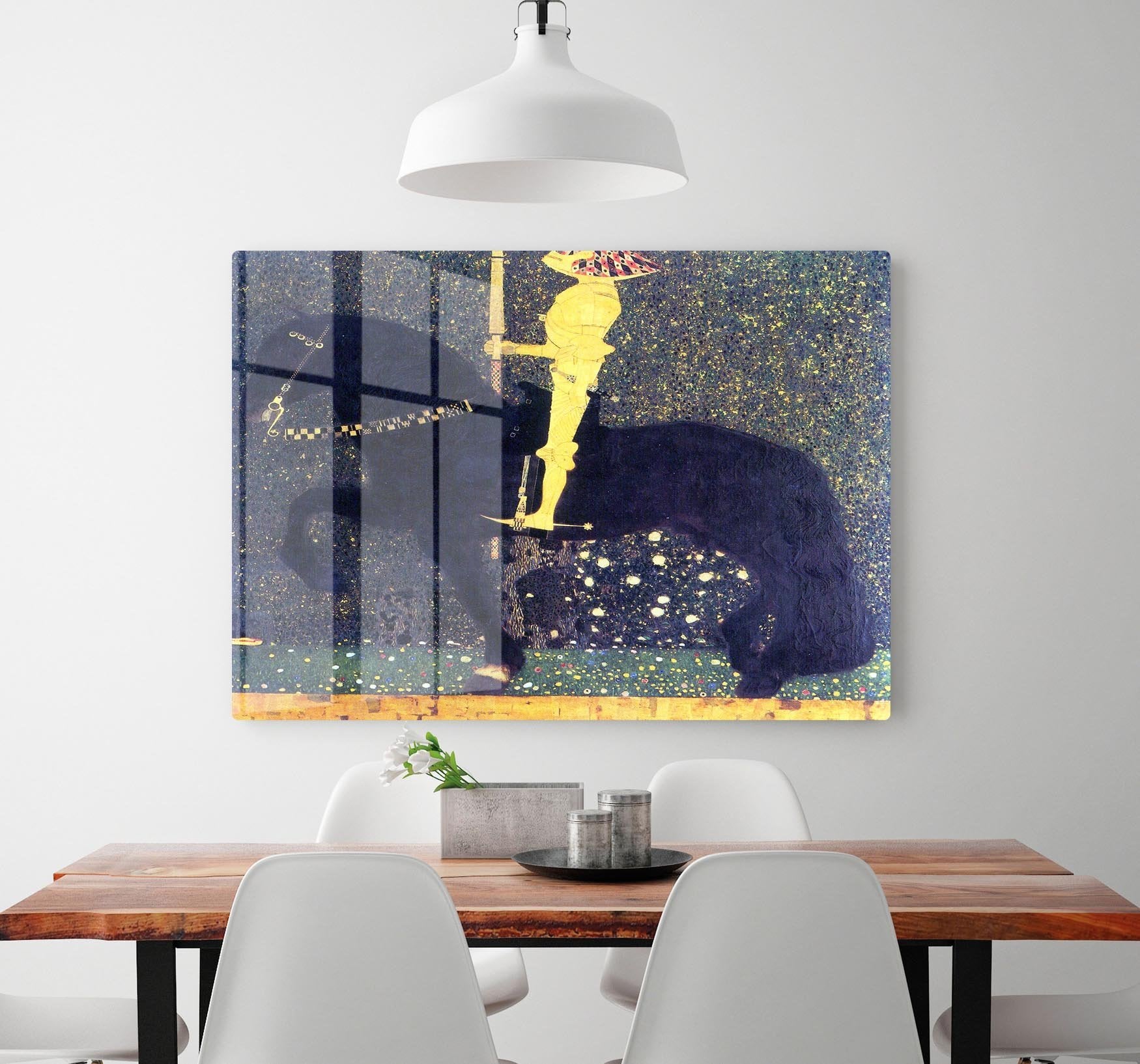 The life of a struggle The Golden Knights by Klimt HD Metal Print