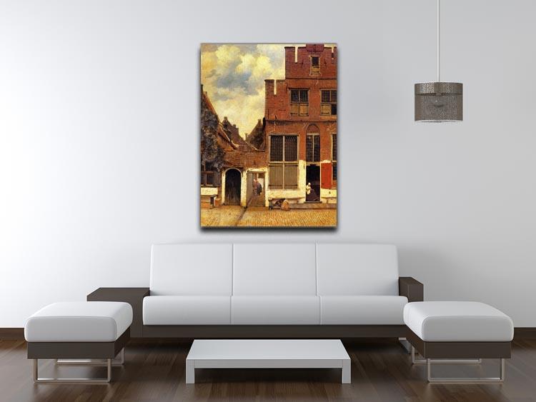 The little street by Vermeer Canvas Print or Poster - Canvas Art Rocks - 4