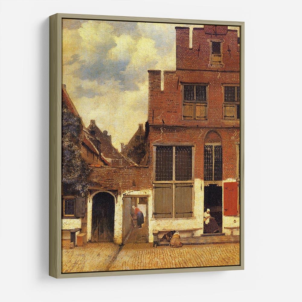 The little street by Vermeer HD Metal Print - Canvas Art Rocks - 8