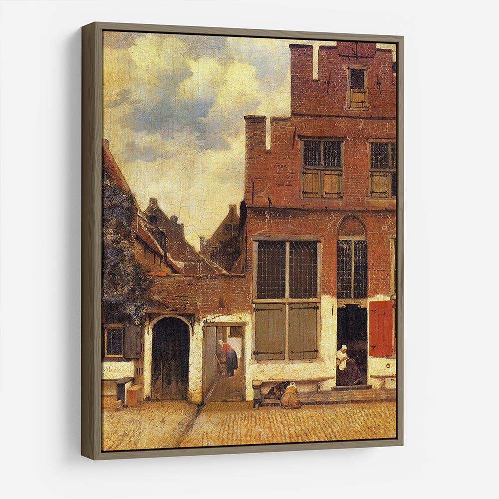 The little street by Vermeer HD Metal Print - Canvas Art Rocks - 10
