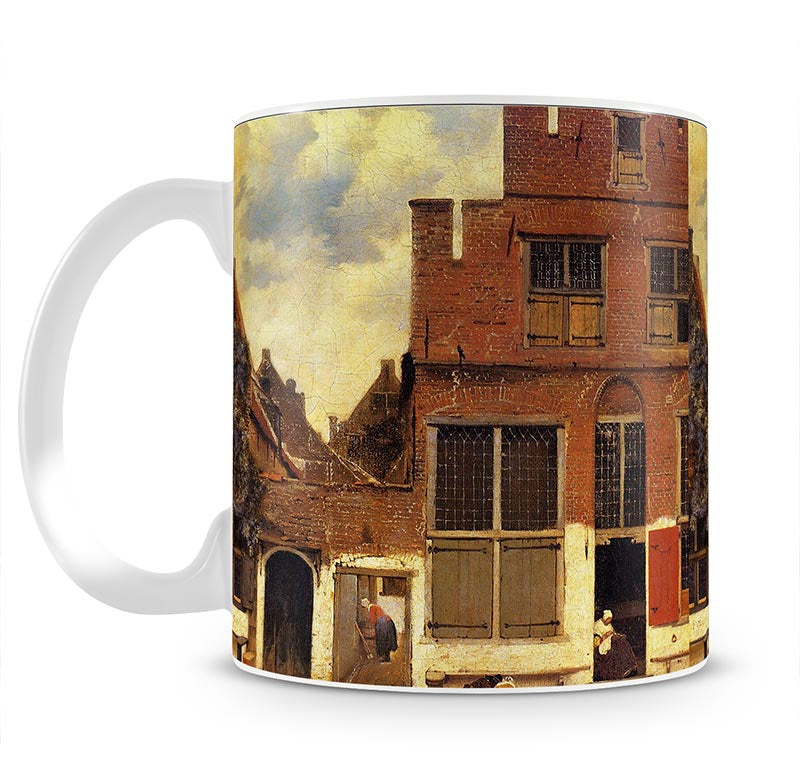 The little street by Vermeer Mug - Canvas Art Rocks - 1