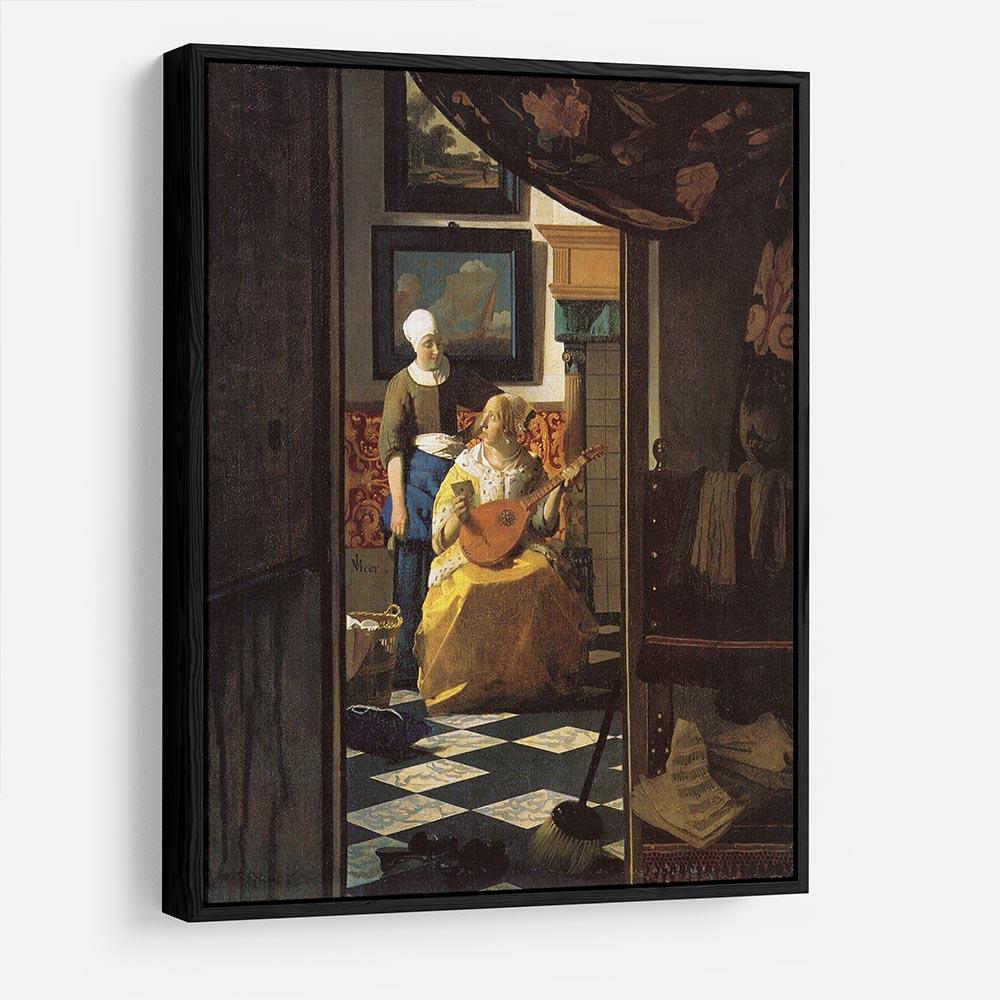 The love letter by Vermeer HD Metal Print - Canvas Art Rocks - 6