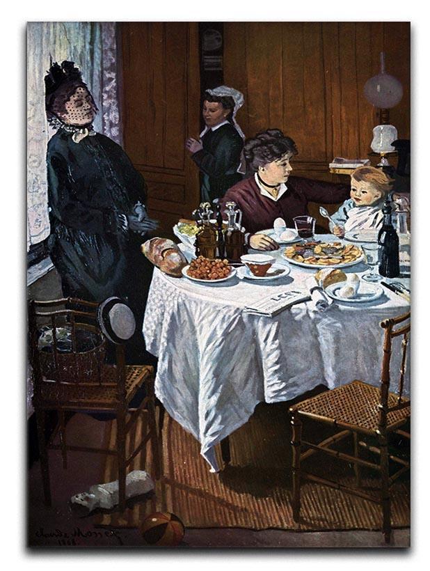 The lunch 1 by Monet Canvas Print & Poster  - Canvas Art Rocks - 1