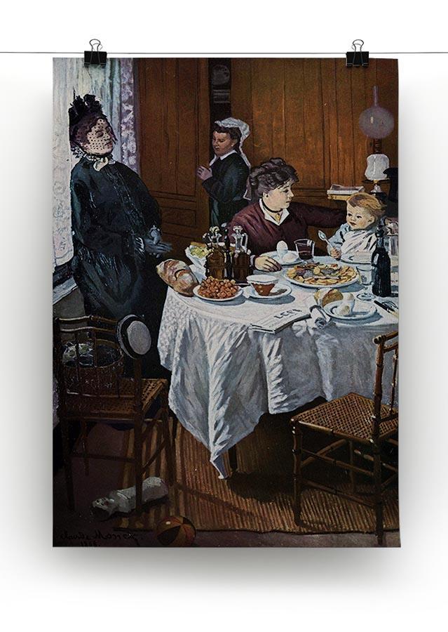 The lunch 1 by Monet Canvas Print & Poster - Canvas Art Rocks - 2