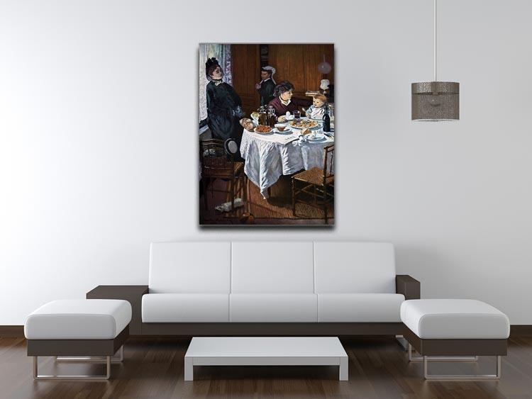 The lunch 1 by Monet Canvas Print & Poster - Canvas Art Rocks - 4