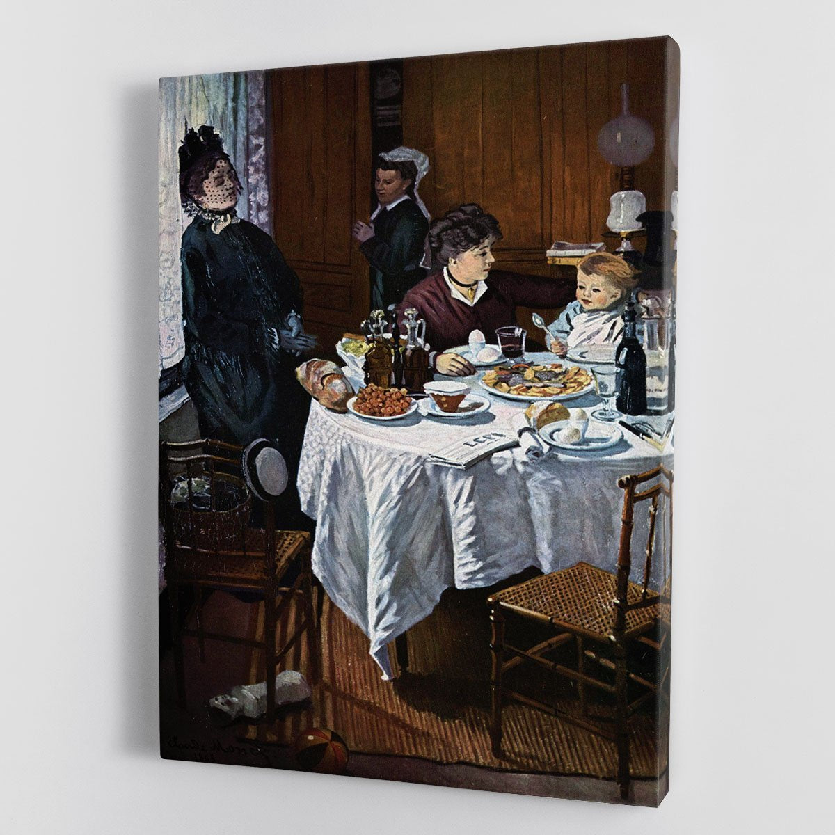 The lunch 1 by Monet Canvas Print or Poster