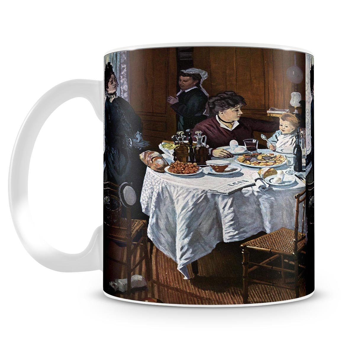 The lunch 1 by Monet Mug - Canvas Art Rocks - 4