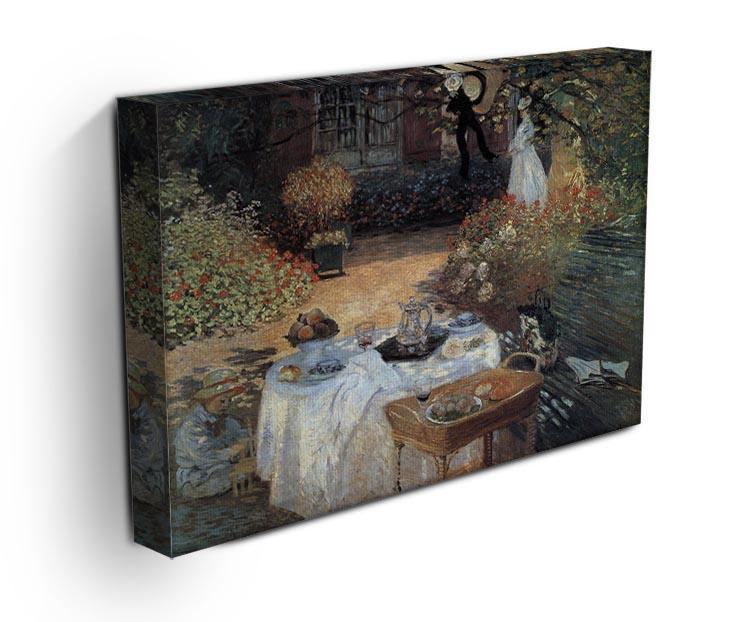 The lunch 2 by Monet Canvas Print & Poster - Canvas Art Rocks - 3